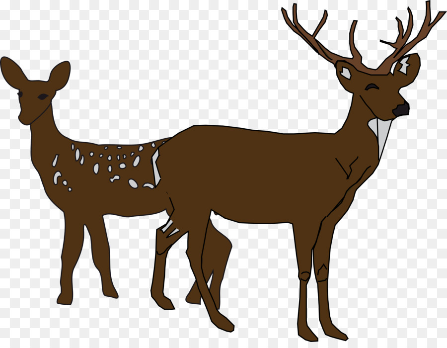 White-tailed deer Silhouette Clip art - deer png download - 2280*1742 - Free Transparent Deer png Download.