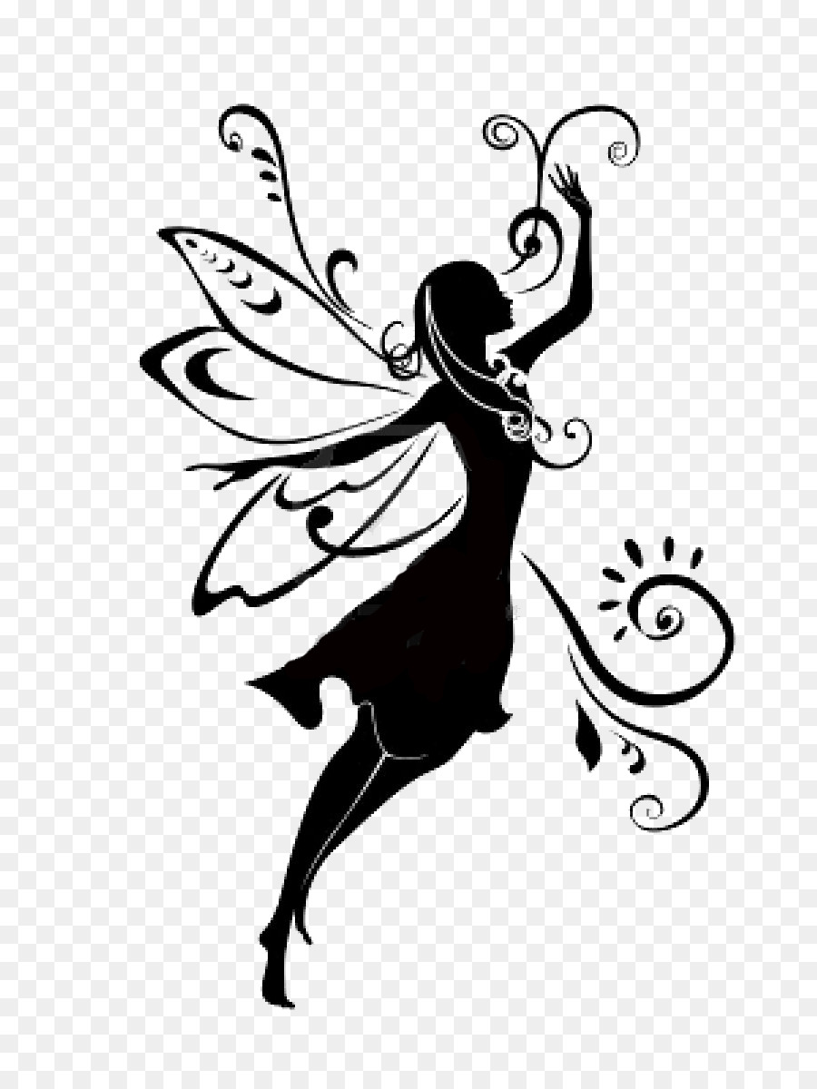 Silhouette Fairy Clip art - Fairy Silhouette png download - 849*1200 - Free Transparent Silhouette png Download.