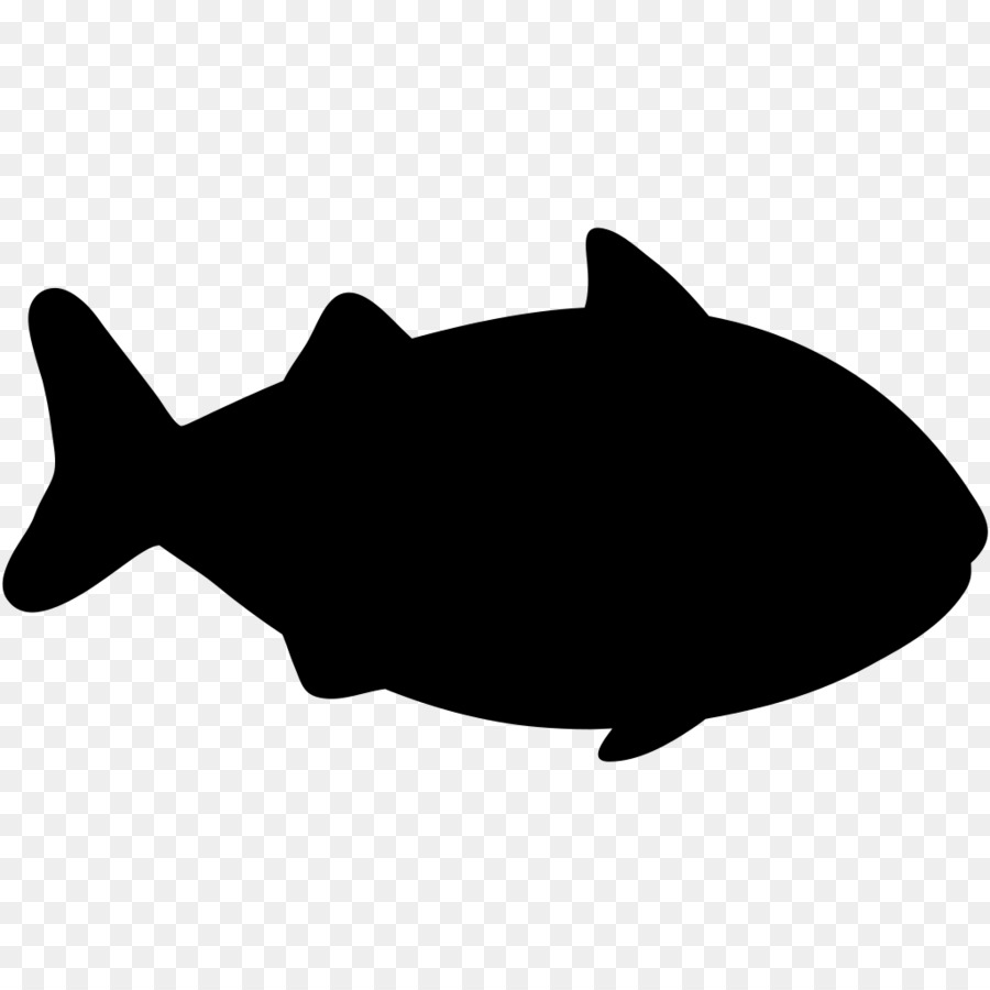 Clip art Silhouette Fauna Black Fish -  png download - 1024*1024 - Free Transparent Silhouette png Download.