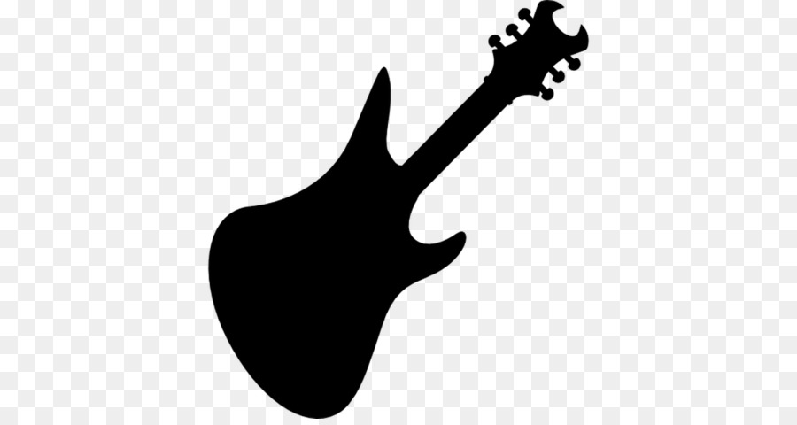 Electric guitar Bass guitar Silhouette Fender Stratocaster - electric guitar png download - 1200*630 - Free Transparent  png Download.