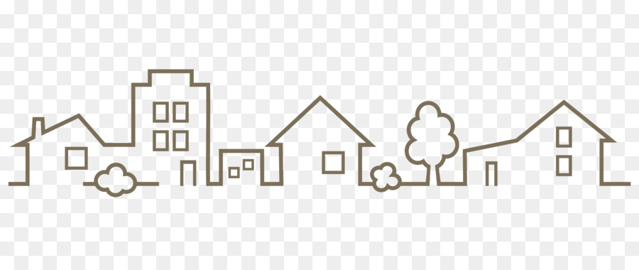 Silhouette Royalty-free House - Town png download - 5000*2083 - Free Transparent Silhouette png Download.