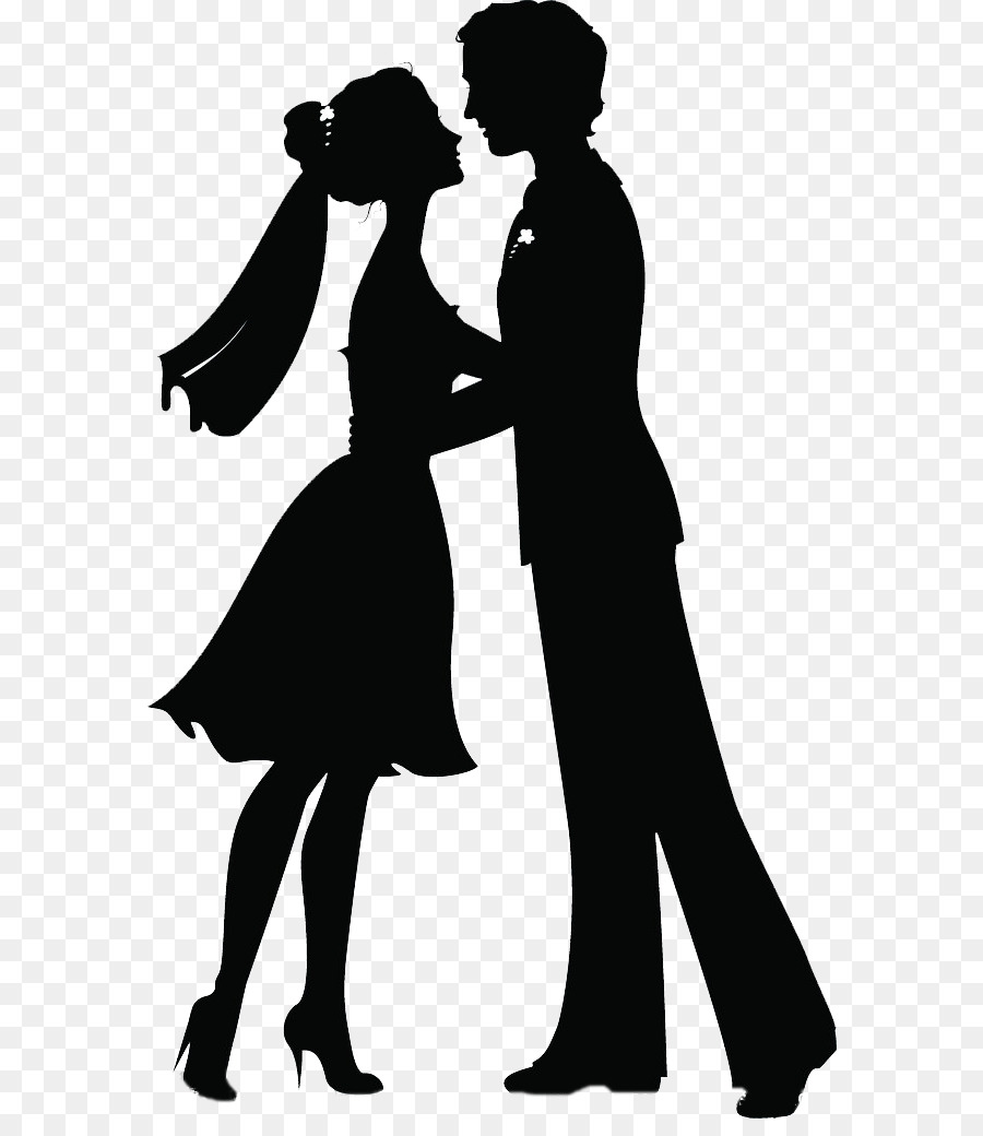 Silhouette Significant other Illustration - Kiss the couple png download - 632*1024 - Free Transparent Silhouette png Download.