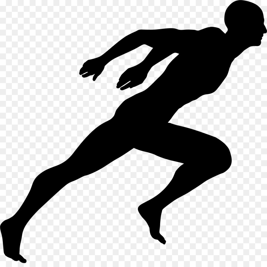 Sprint Running Sport - man silhouette png download - 2186*2154 - Free Transparent  png Download.