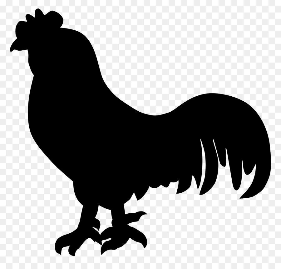 Rooster Clip art Silhouette Chicken Gamecock -  png download - 2400*2255 - Free Transparent Rooster png Download.