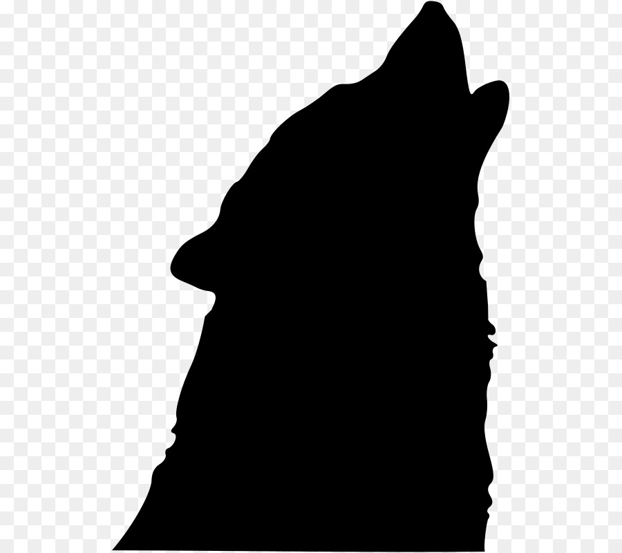 Gray wolf Silhouette Clip art - Silhouette png download - 575*800 - Free Transparent Gray Wolf png Download.