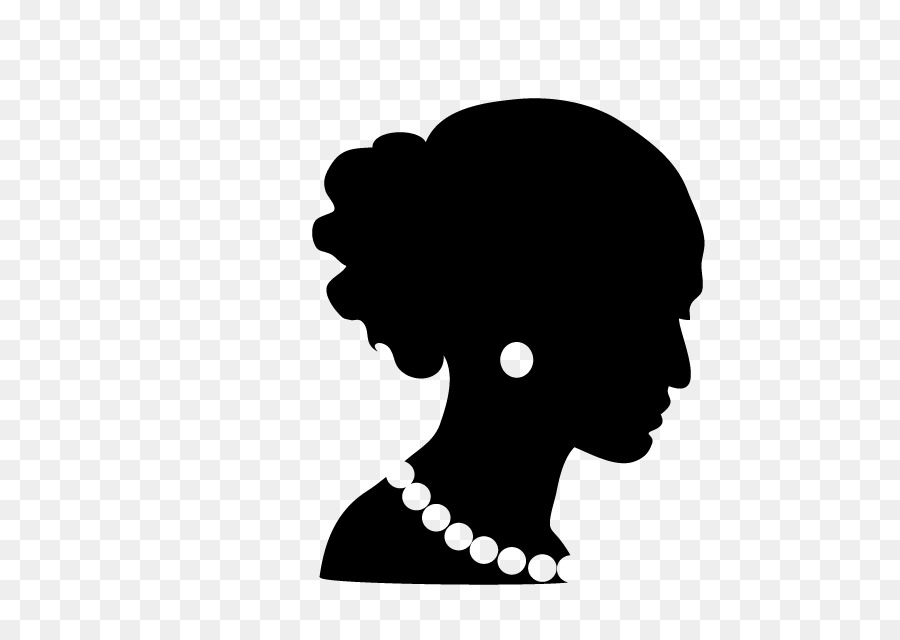 Silhouette Earring Woman Photography - Silhouette png download - 625*624 - Free Transparent Silhouette png Download.