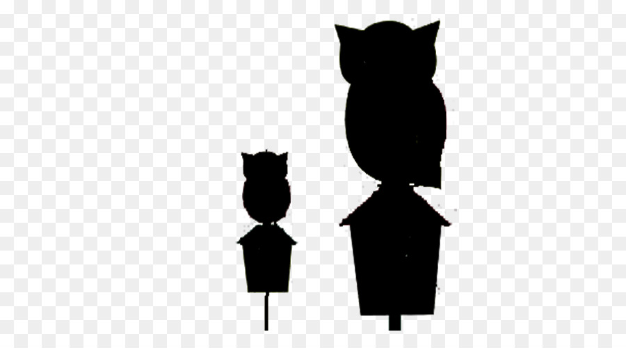 Owl Silhouette Cartoon - Black owl silhouette material png download - 624*500 - Free Transparent Owl png Download.