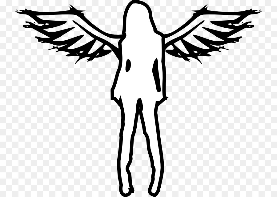Angel Drawing Clip art - Angel Black And White png download - 800*640 - Free Transparent Angel png Download.