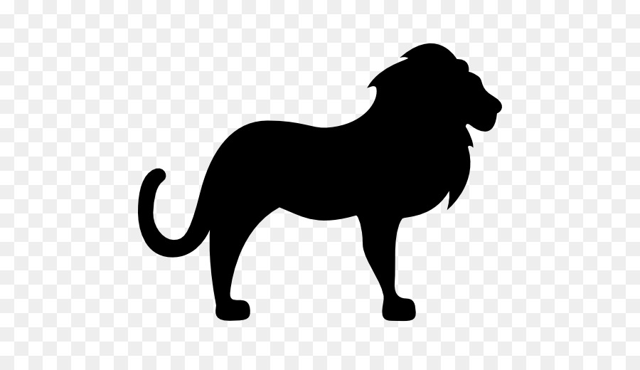 White lion Clip art - animal silhouettes png download - 512*512 - Free Transparent Lion png Download.
