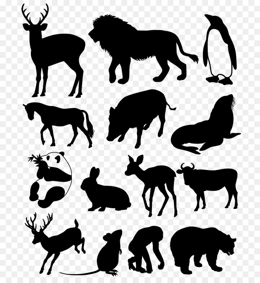Silhouette Drawing Photography Clip art - animal silhouettes png download - 770*970 - Free Transparent Silhouette png Download.