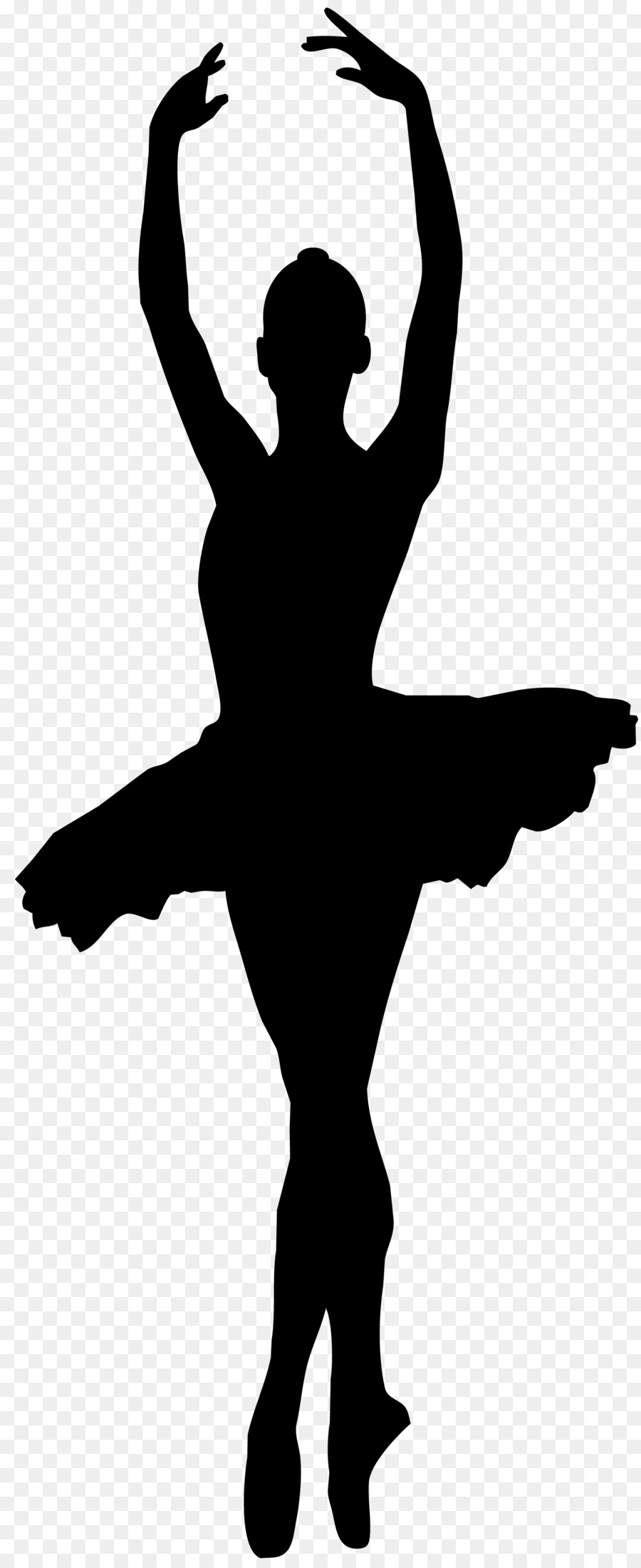 Ballet Dancer Silhouette - Silhouette png download - 2100*3300 - Free