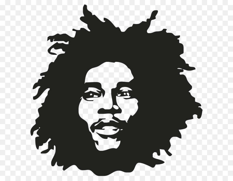 Bob Marley Silhouette Musician Drawing - bob marley png download - 700*698 - Free Transparent Bob Marley png Download.