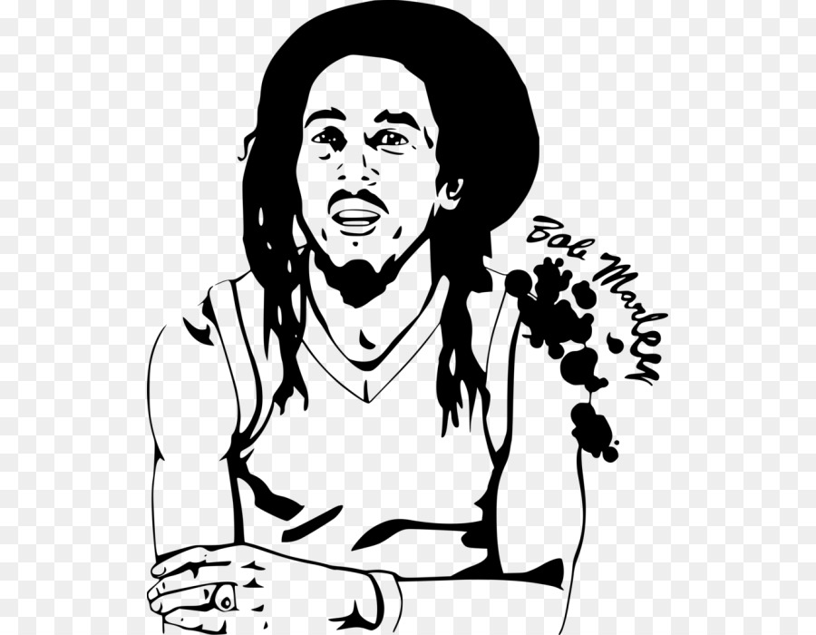 Bob Marley Nine Mile Coloring book Drawing - bob marley png download - 575*700 - Free Transparent  png Download.