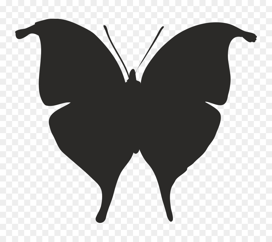 Brush-footed butterflies Clip art Silhouette Character Fiction - buterflies png download - 800*800 - Free Transparent Brushfooted Butterflies png Download.