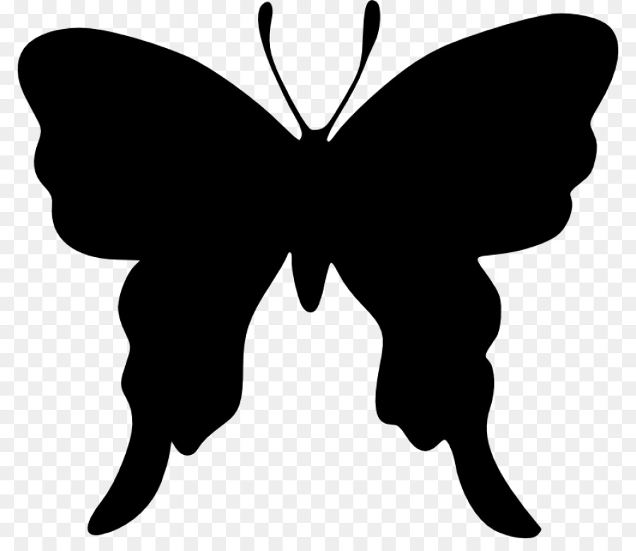 Brush-footed butterflies Butterfly Silhouette Drawing Clip art - butterfly png download - 850*762 - Free Transparent Brushfooted Butterflies png Download.