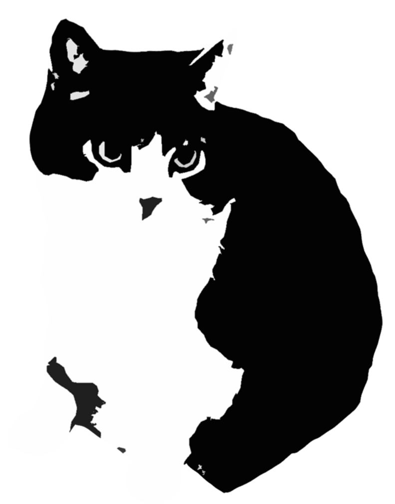 Stencil graffiti Drawing Cat Silhouette - Cat png download - 791*1009