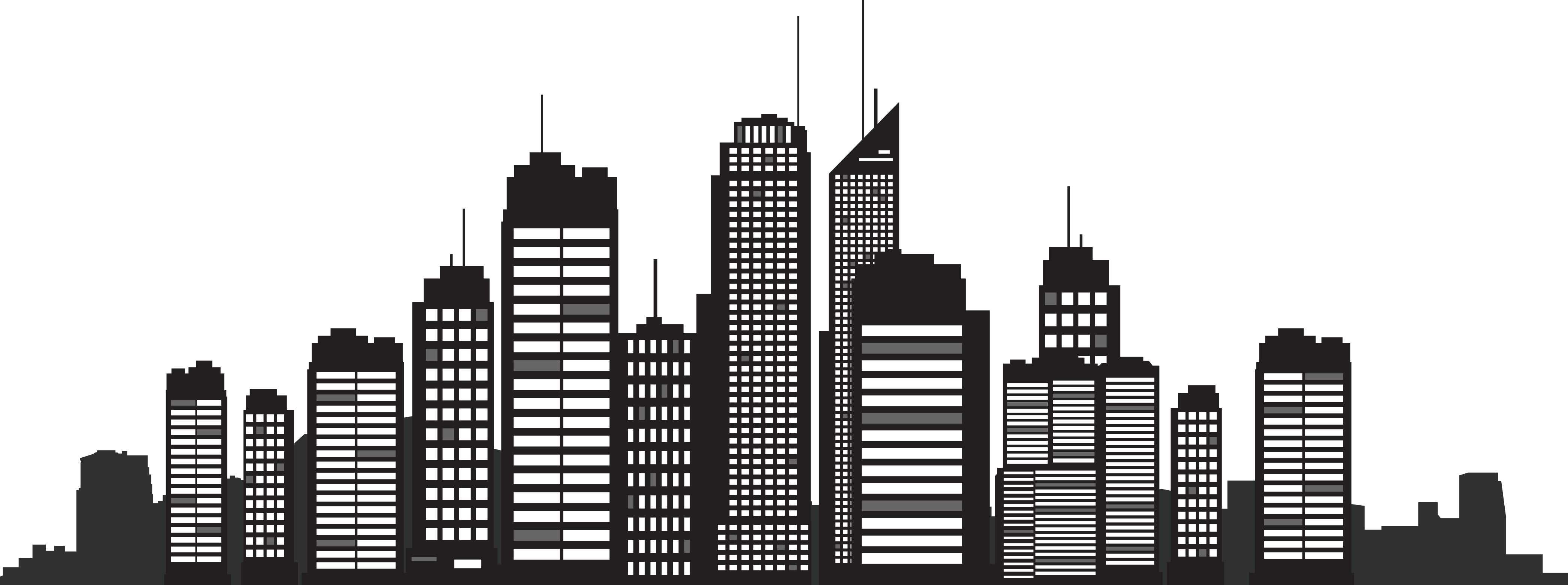 New York City Silhouette Skyline Cityscape - Building ...