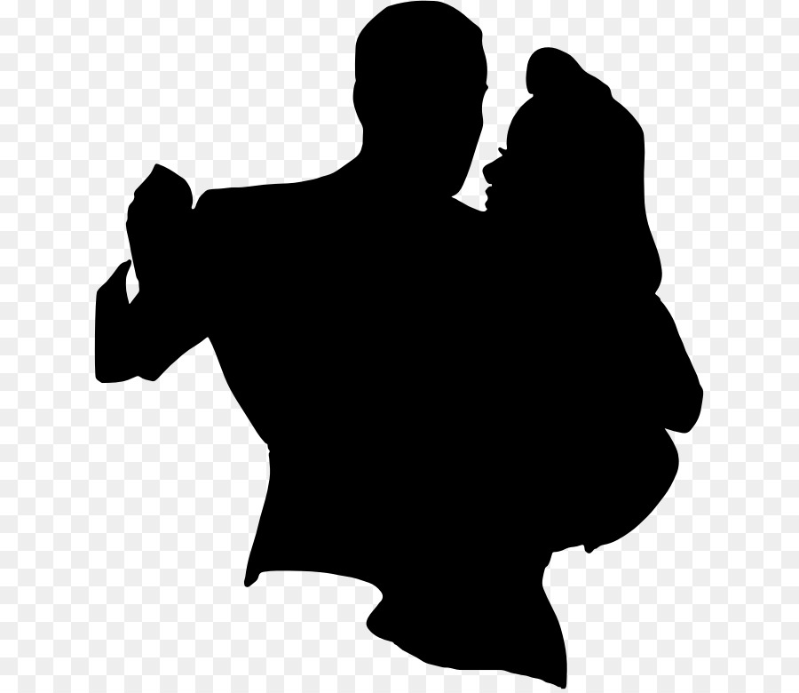 Partner dance Silhouette - Silhouette png download - 687*776 - Free Transparent Dance png Download.
