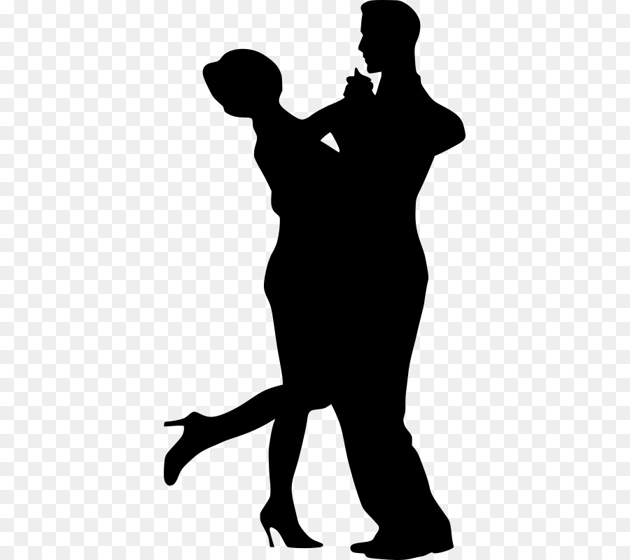 Partner dance Clip art - dancing  silhouette png download - 431*800 - Free Transparent Dance png Download.