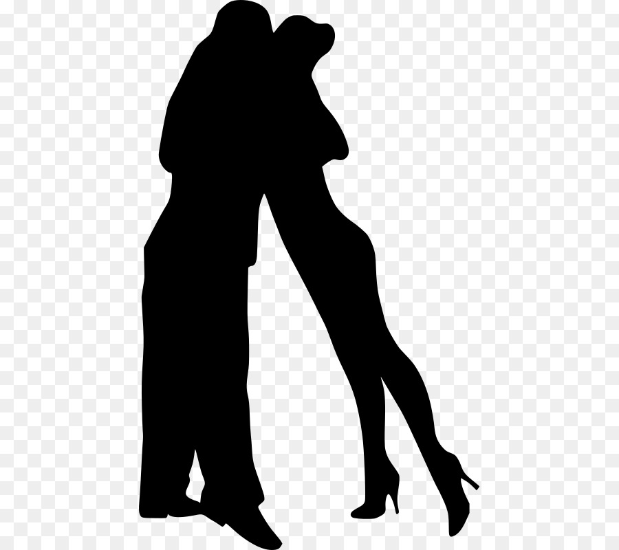 Dance Silhouette Performing arts Clip art - couple dancing png download - 495*800 - Free Transparent  png Download.