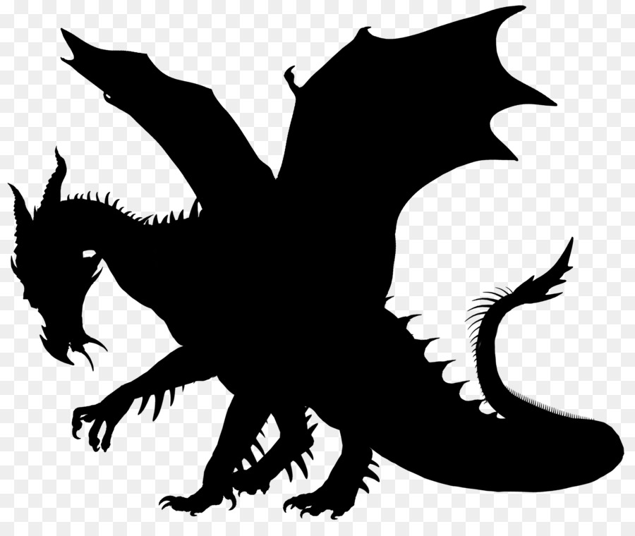 Dragon Silhouette Clip art - dragon totem png download - 3300*2735 - Free Transparent Dragon png Download.