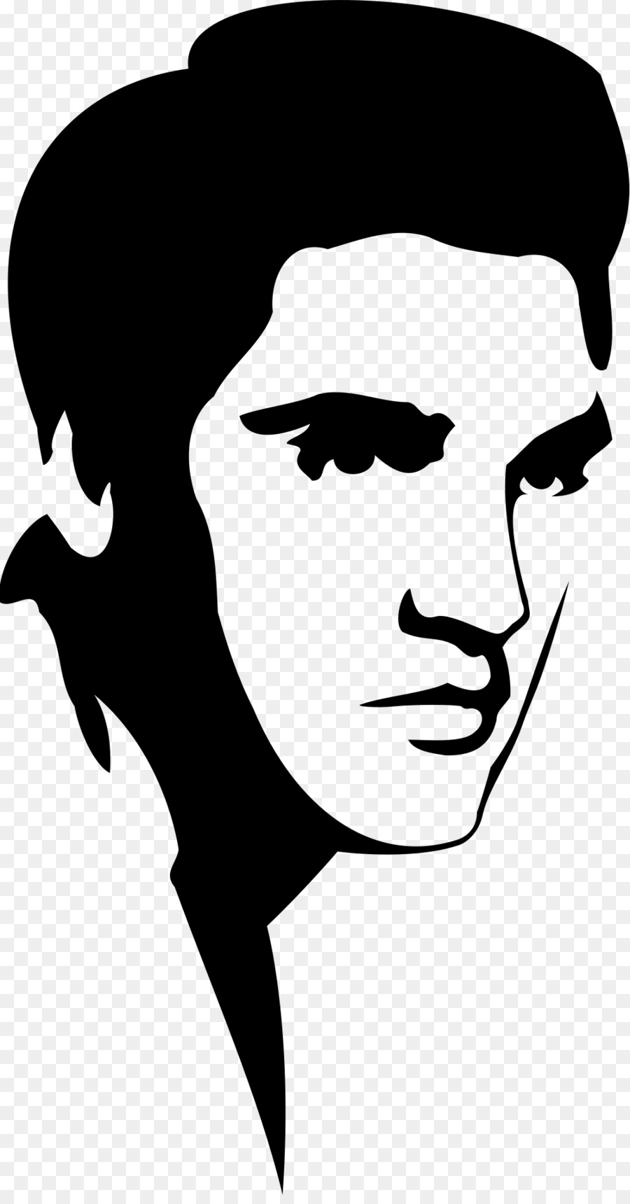 Elvis Presley Stencil Silhouette Clip art - ELVIS png download - 1000*1897 - Free Transparent Elvis Presley png Download.