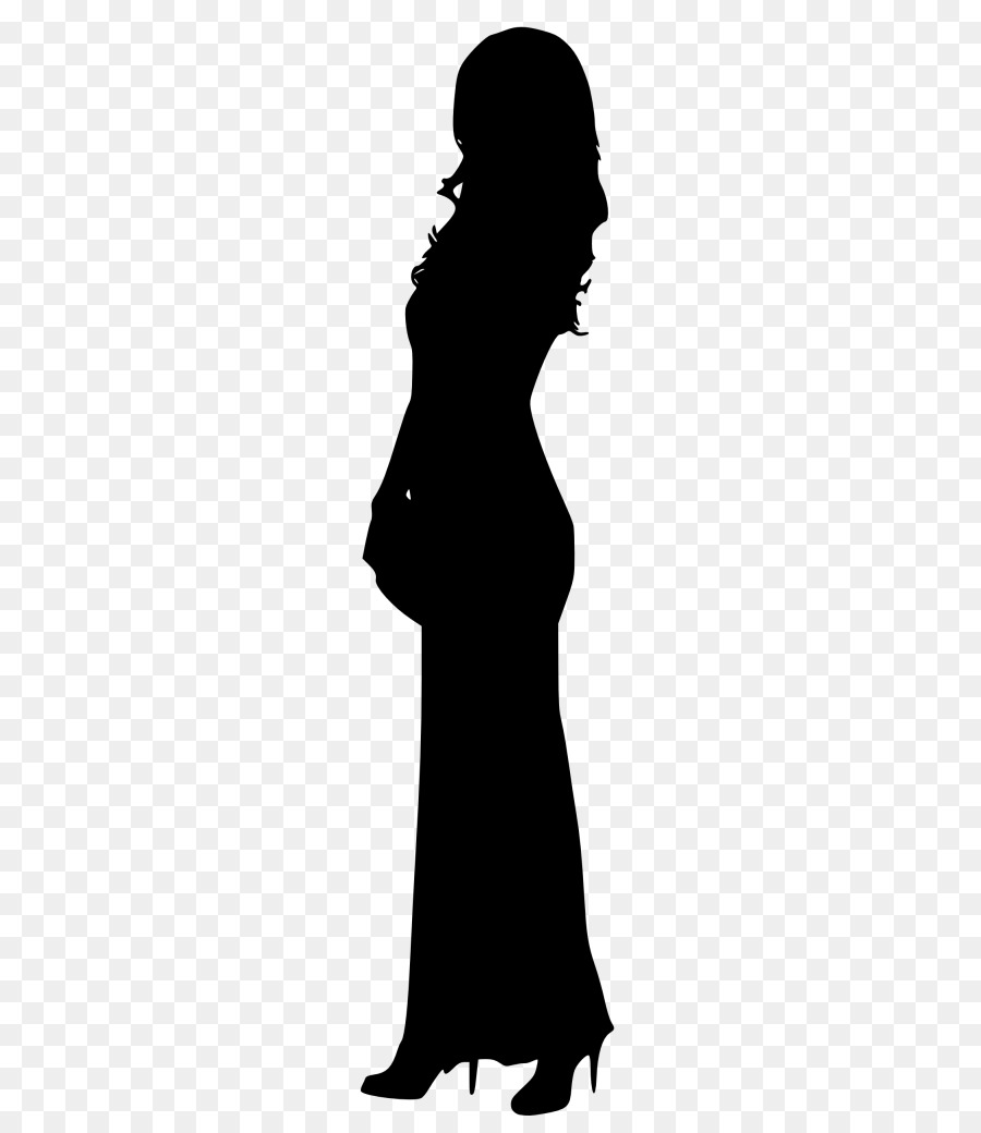 Silhouette Black and white Woman Photography - Silhouette png download - 357*1024 - Free Transparent Silhouette png Download.