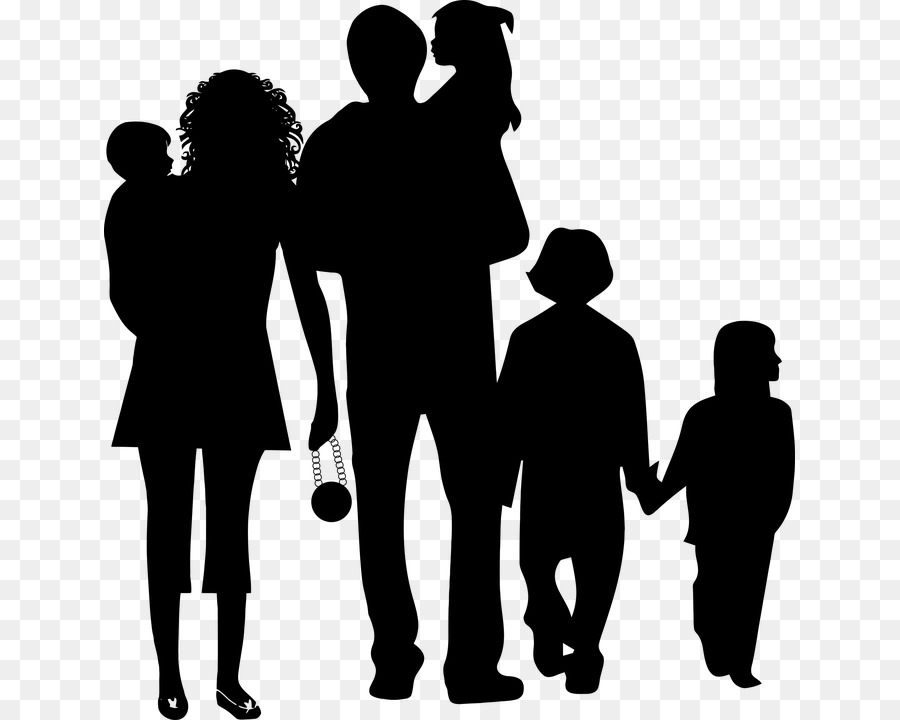 Silhouette Father Family Clip art - motherandfatherhd png download - 691*720 - Free Transparent Silhouette png Download.