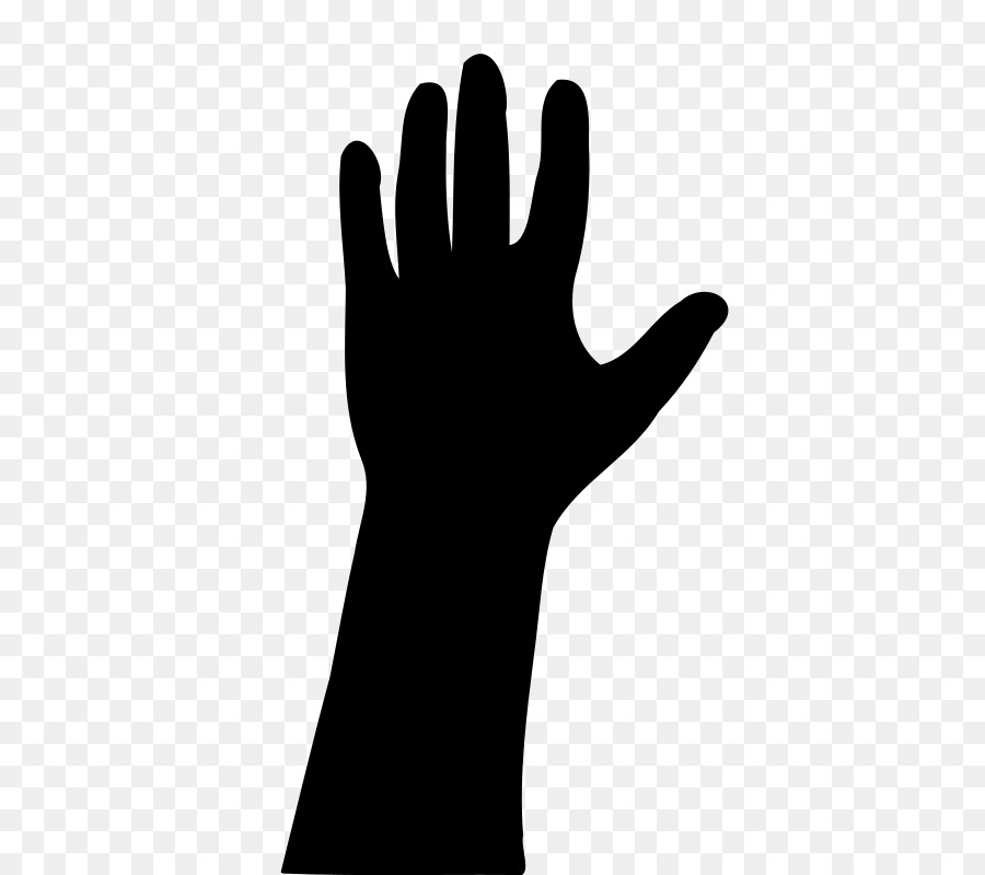 Thumb Glove White Black Font - Hand Silhouette Cliparts png download - 700*800 - Free Transparent Thumb png Download.