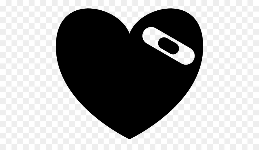 Heart Silhouette Clip art - heart png download - 512*512 - Free Transparent Heart png Download.
