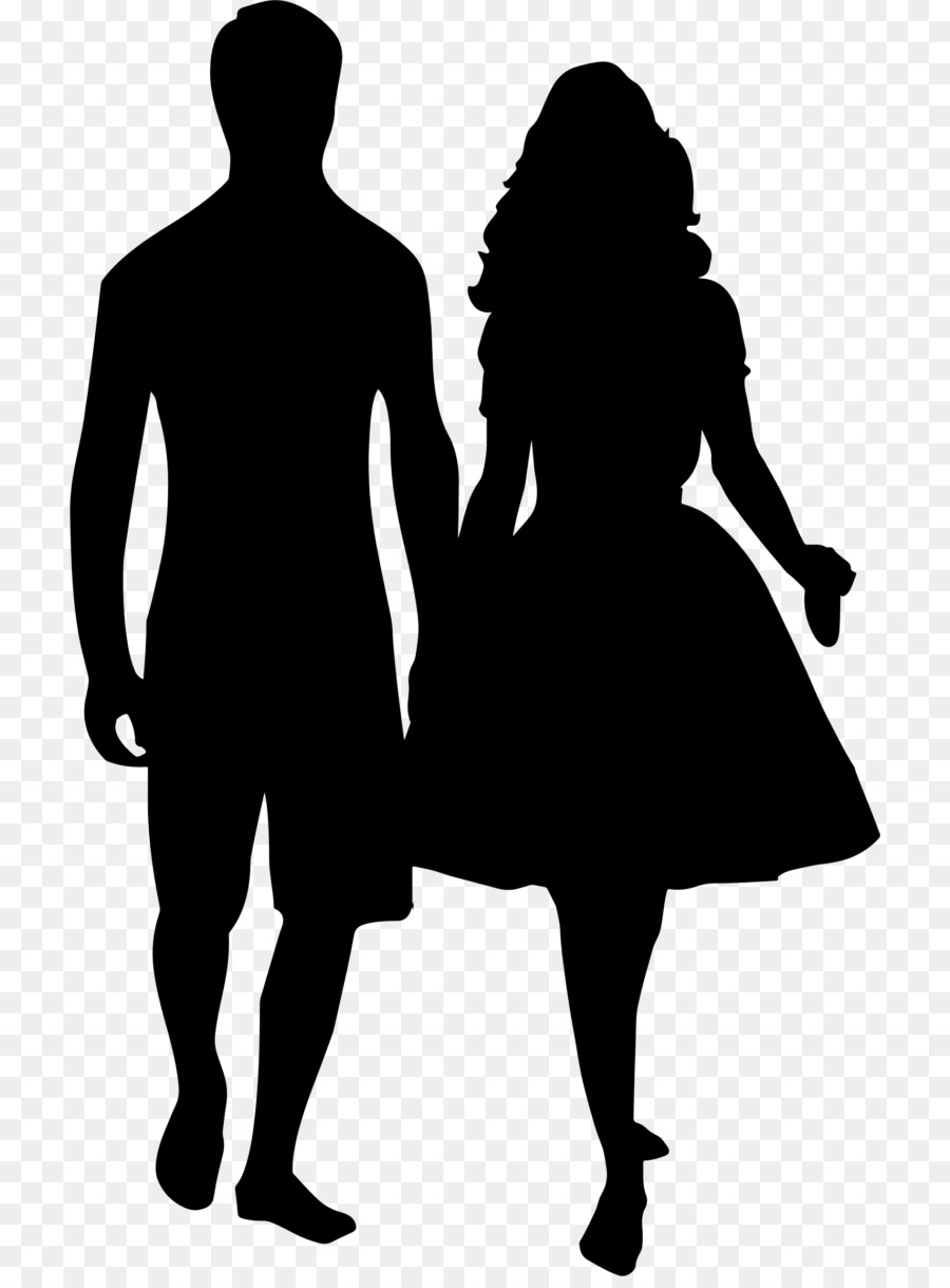 Silhouette Holding hands Drawing Clip art - couple silhouette png download - 768*1209 - Free Transparent Silhouette png Download.