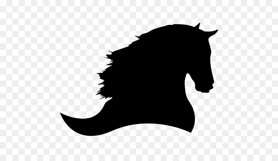 Standing Horse Silhouette - horse silhouette png download - 512*512 - Free Transparent Horse png Download.