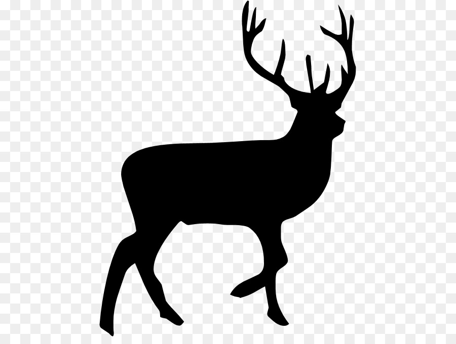 Reindeer Moose Silhouette Clip art - deer png download - 507*665 - Free Transparent Deer png Download.