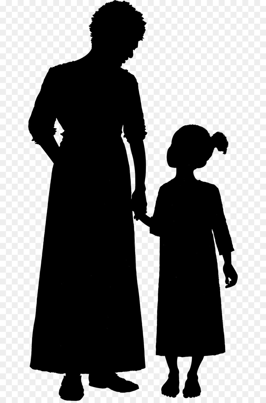 Silhouette Woman Child Clip art - old woman png download - 1330*2000 - Free Transparent  png Download.