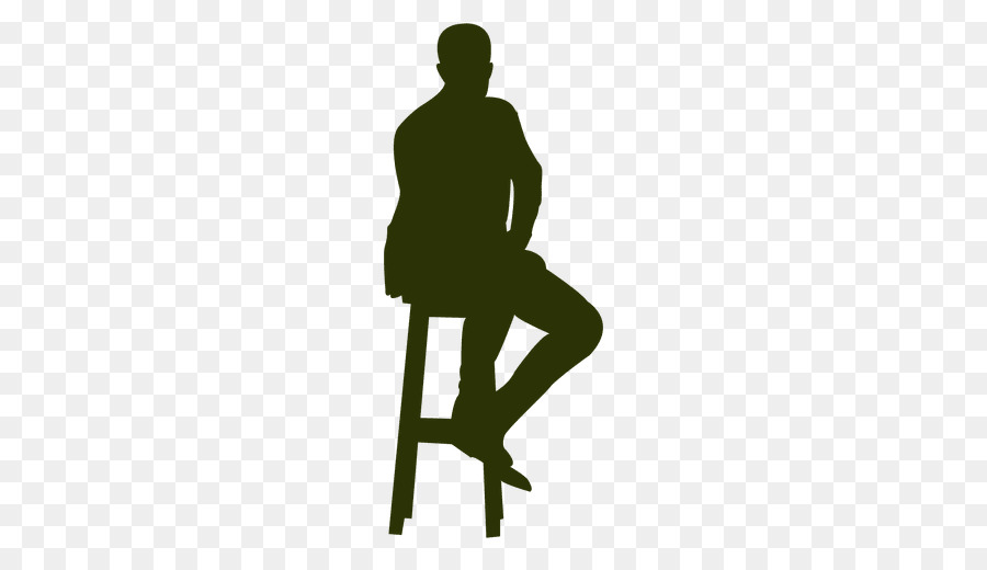 Eames Lounge Chair Silhouette Sitting - sitting man png download - 512*512 - Free Transparent Eames Lounge Chair png Download.