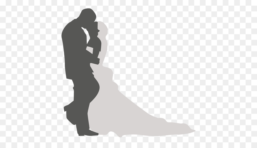 Silhouette Wedding - wedding couple png download - 512*512 - Free Transparent Silhouette png Download.