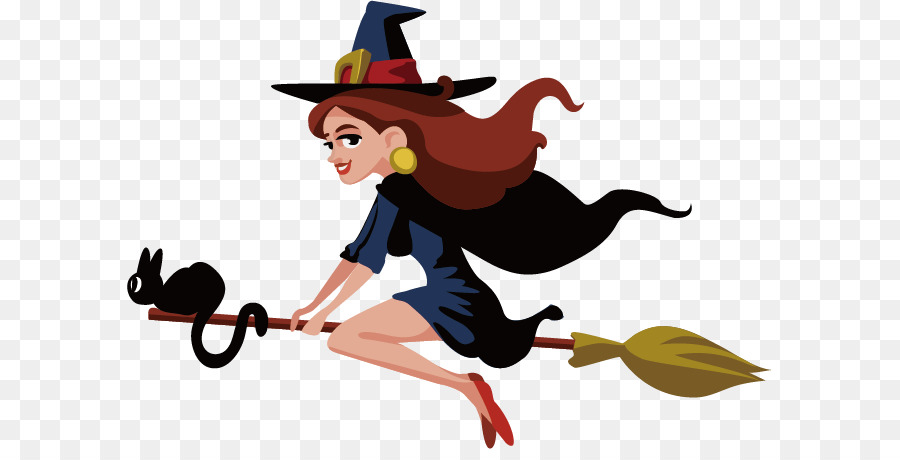 Witchcraft Download - Witch riding a broom png download - 645*449 - Free Transparent Witchcraft png Download.
