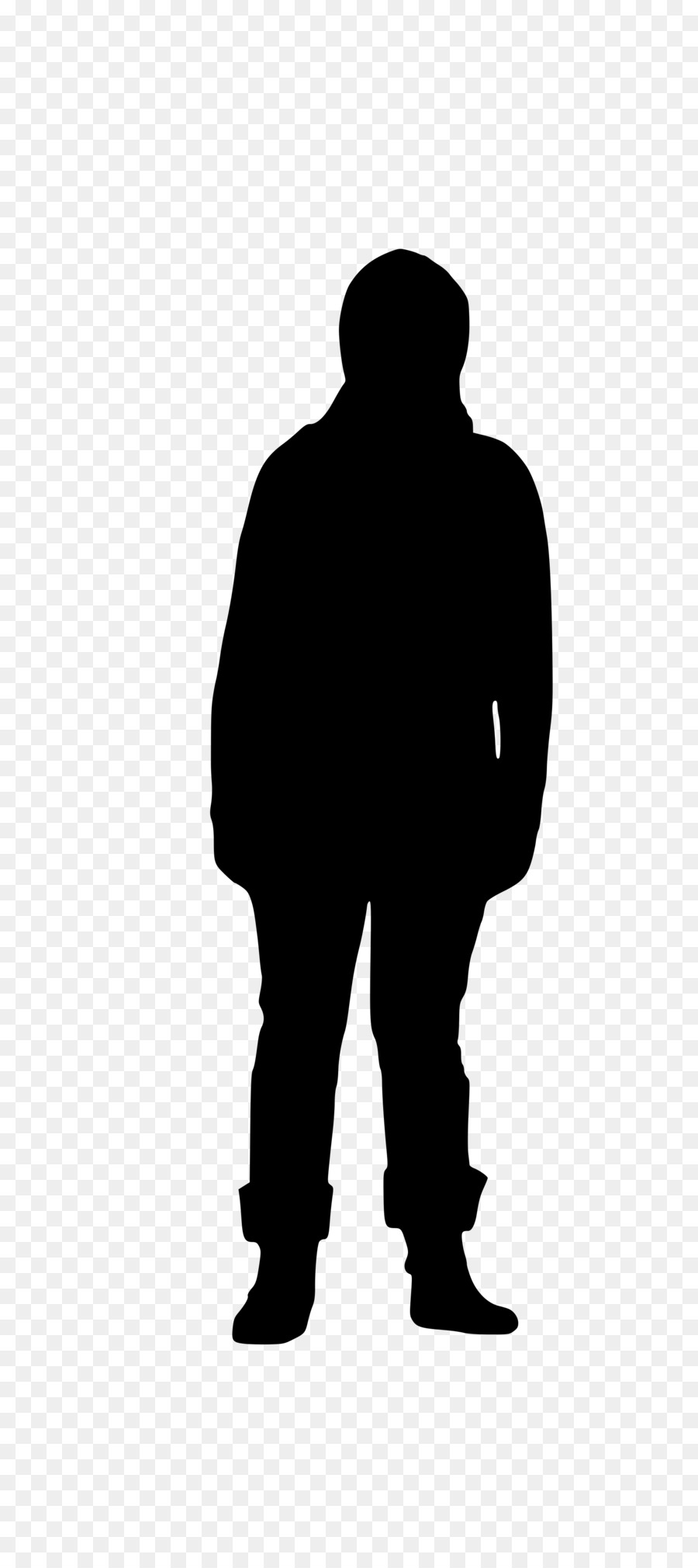 Hoodie Silhouette Person Photography - Silhouette png download - 2000*4478 - Free Transparent Hoodie png Download.