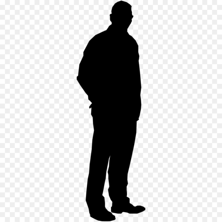 Silhouette Person Man Clip art - Silhouette standing png download - 282*899 - Free Transparent Silhouette png Download.