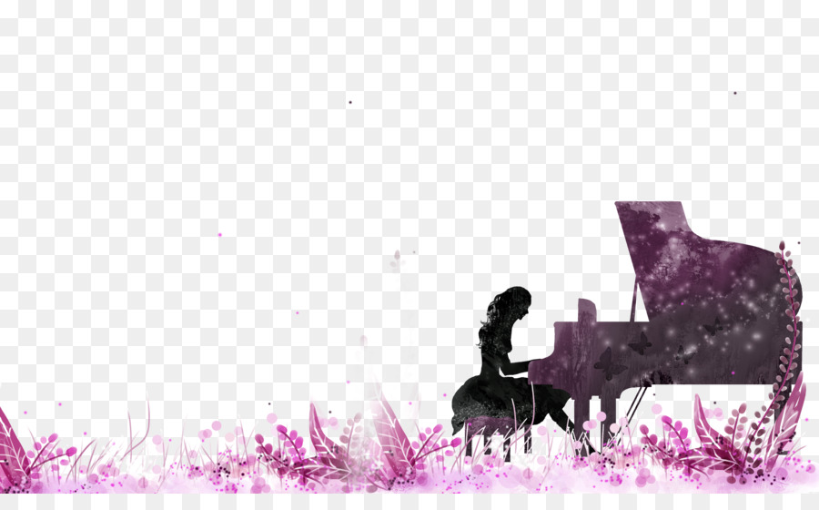 Piano Silhouette Poster - Piano silhouette png download - 4961*2988 - Free Transparent  png Download.