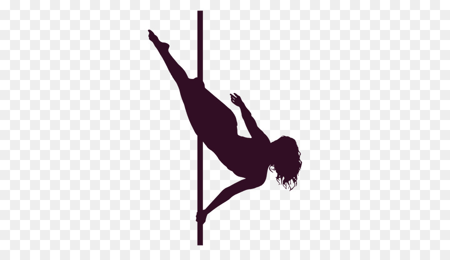 Pole dance Silhouette Performing arts - Silhouette png download - 512*512 - Free Transparent  png Download.