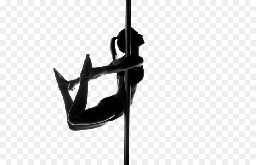 Pole dance Black and white Silhouette - Silhouette png download - 1030*663 - Free Transparent Pole Dance png Download.