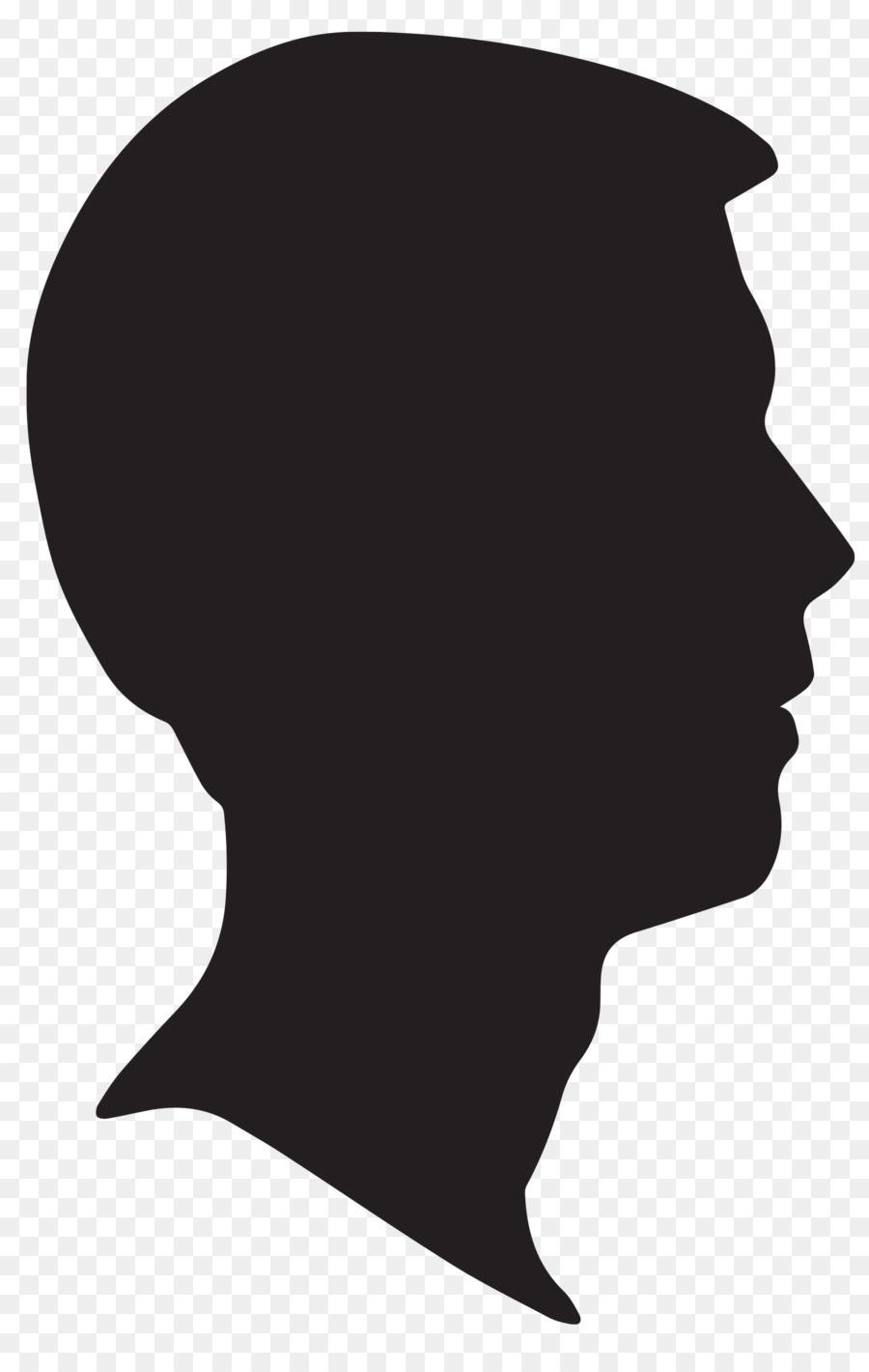 Female Silhouette Clip art - Silhouette Profile png download - 900*1412 - Free Transparent Male png Download.
