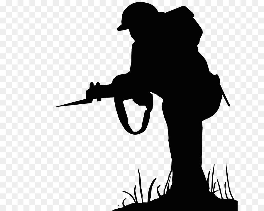 Silhouette Soldier War Military - Guerra png download - 720*720 - Free Transparent Silhouette png Download.
