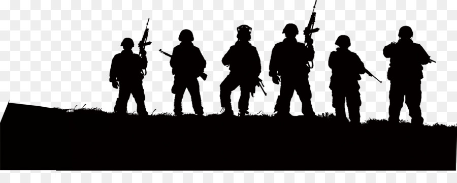 Soldier Silhouette Army Illustration - Black Army png download - 5779*2245 - Free Transparent Soldier png Download.