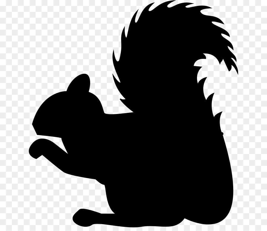 Squirrel Silhouette Clip art - silhouettes png download - 706*768 - Free Transparent Squirrel png Download.