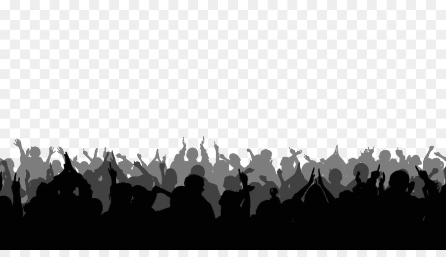 Silhouette Stock footage Crowd Clip art - crowd png download - 1920*1080 - Free Transparent  png Download.