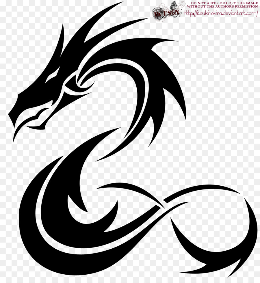 Tattoo Japanese dragon Idea Clip art - Simple Dragon png download - 900*980 - Free Transparent Tattoo png Download.