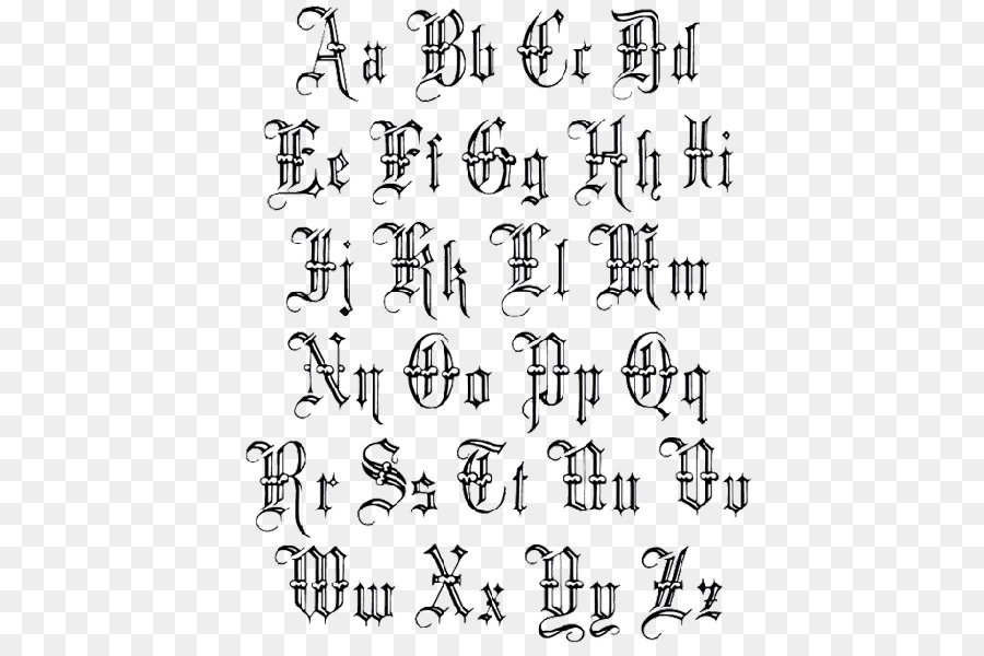 Lettering Old English Tattoo Flash - tattoo ideas for men png download - 479*600 - Free Transparent Lettering png Download.