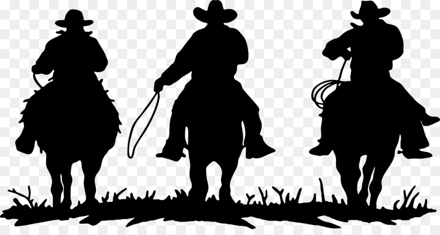 American frontier Cowboys & Rodeo Silhouette Clip art - Cowboy Silhouette Vector png download - 1687*877 - Free Transparent American Frontier png Download.
